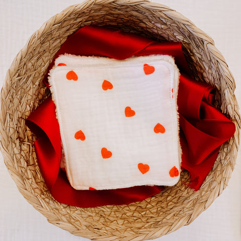 Jolis pads démaquillants fabriquées en France