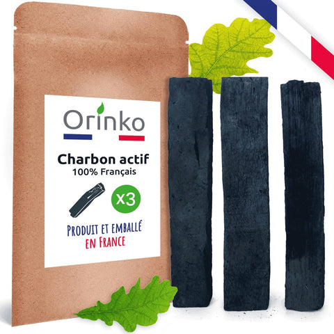 Charbon actif pour purifier l'eau x3