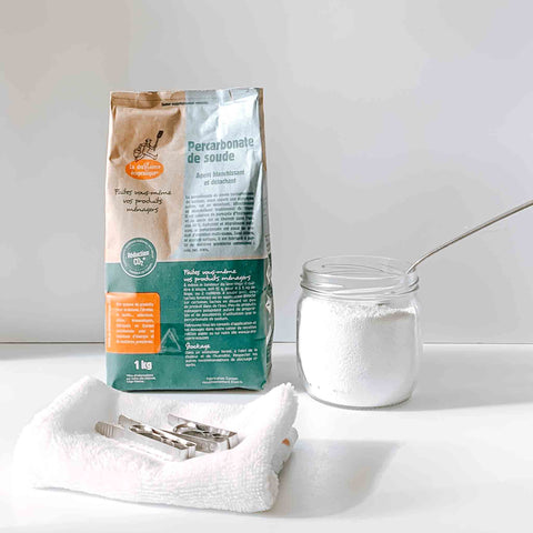 paquet de percarbonate de soude pour blanchir le linge naturellement