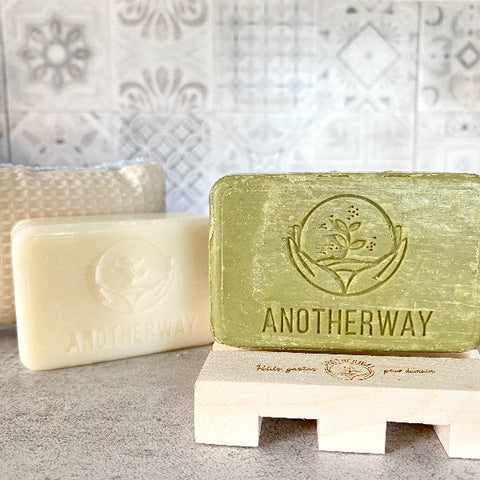 Porte savon en bois