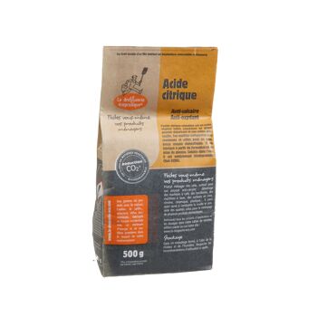 Acide Citrique 500g - Nettoyant naturel puissant & économique