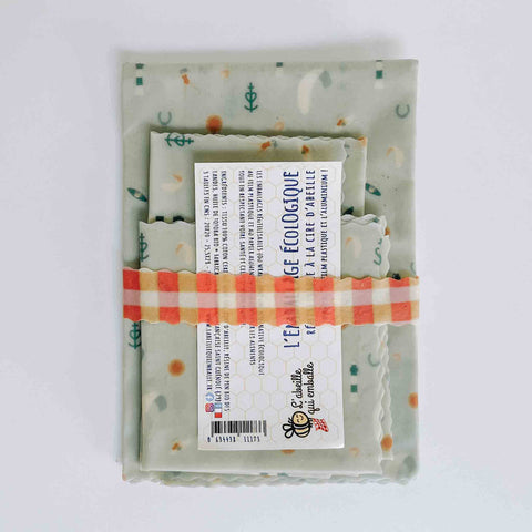 3 BEE WRAPS EMBALLAGE CAMARGUE