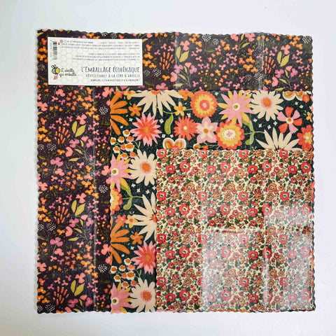 Emballage alimentaire fleurs