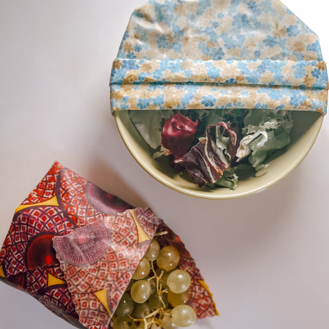 Emballages Écologiques Alimentaires Beewrap - lot de 3 fleurs