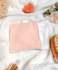 coton réutilisable rose