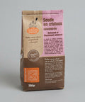 Sac kraft de 500g de cristaux de soude La droguerie écopratique, nettoyant et dégraissant.
