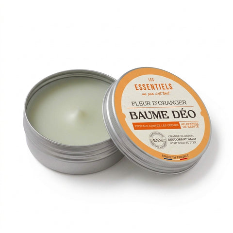 baume déodorant solide fleur d'oranger