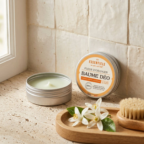 déodorant crème fleur d'oranger en pot