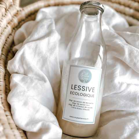 etiquette produit ménager naturel à faire soi-même