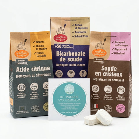 kit poudre lave-vaisselle acide citrique bicarbonate cristaux de soude