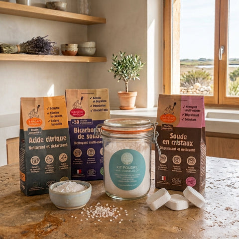 kit produit lave-vaisselle maison 