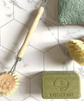 Brosse pour vaisselle en bois