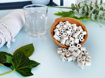 Ceramic beads for tap water