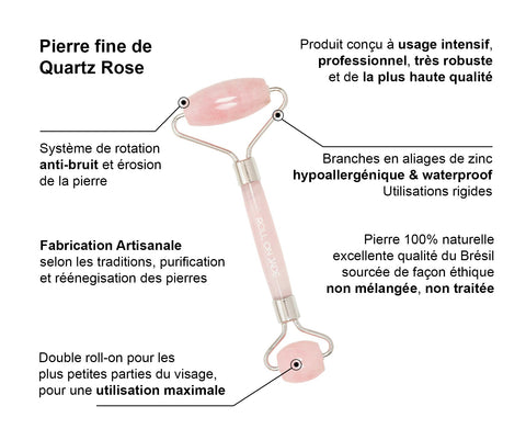 Roll-on en Quartz Rose