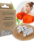 15 Perles pour purifier l eau du robinet en carafe, machine à café et bouilloire.
