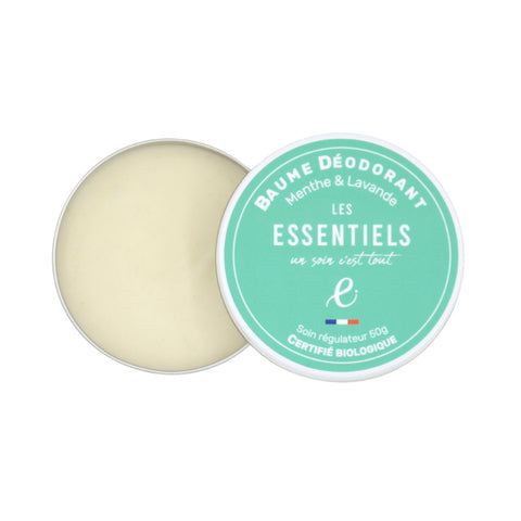 Organic Natural Deodorant Balm - Mint and Lavender